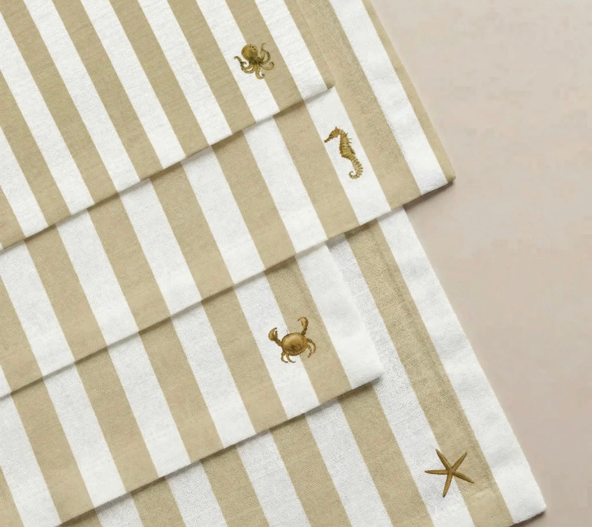 Cotton ochre napkins