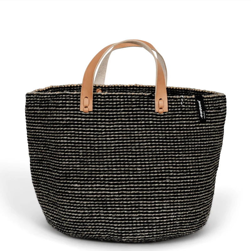 Market Basket | Grey sisal M