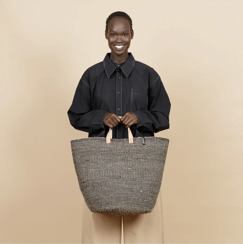 Basket| Grey sisal L