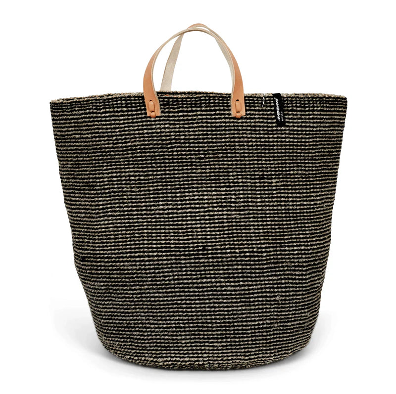 Floor Basket/ Grey sisal with handles XL