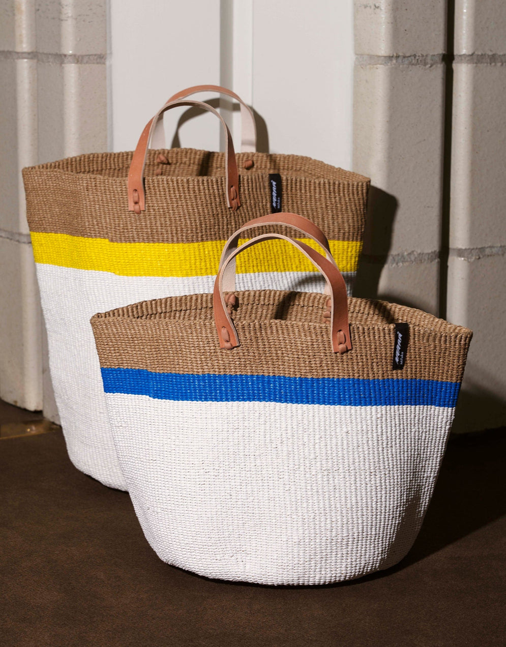 Market Basket | Yellow Stripe L