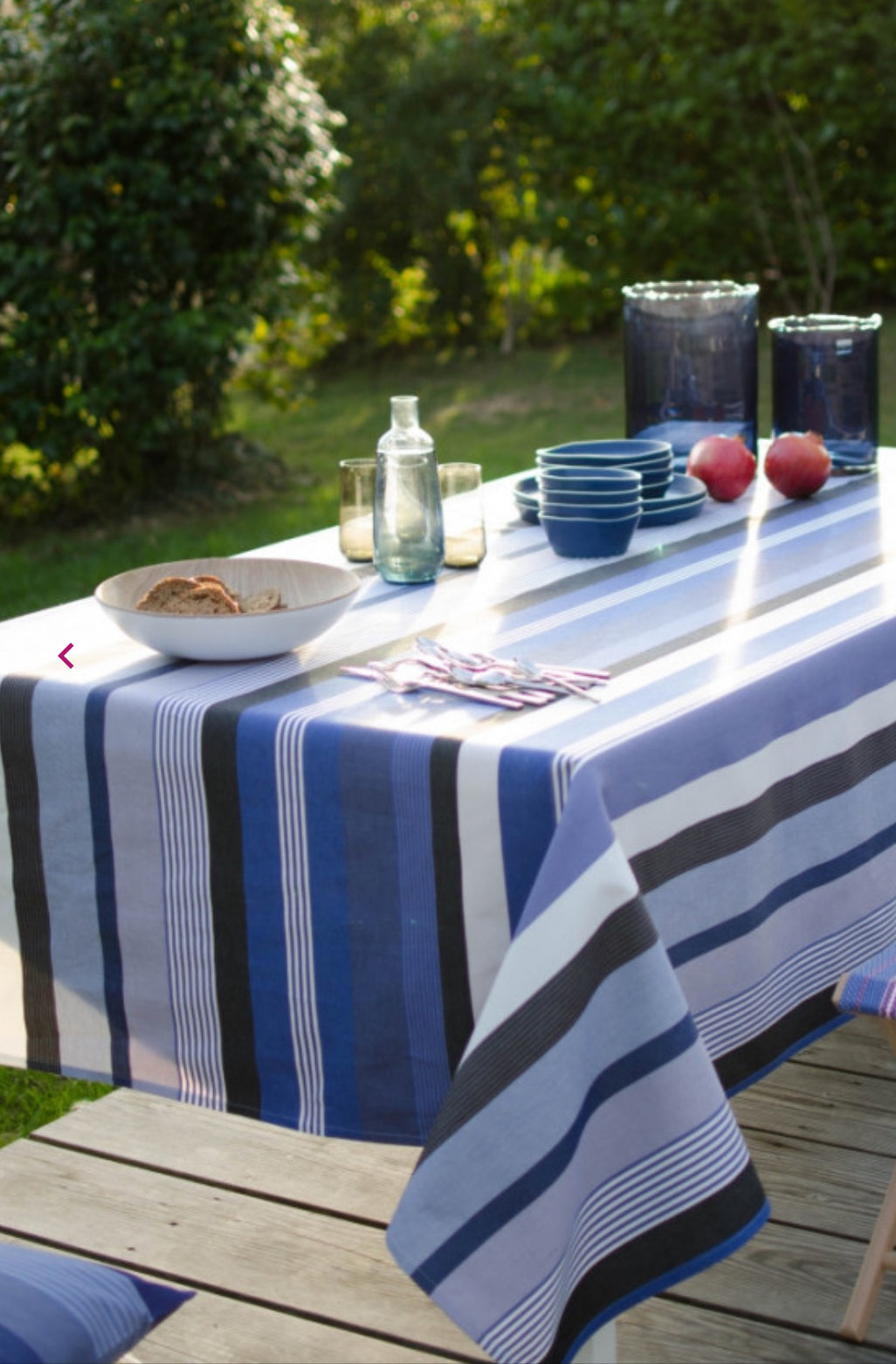 Coated French tablecloth Beaurivage