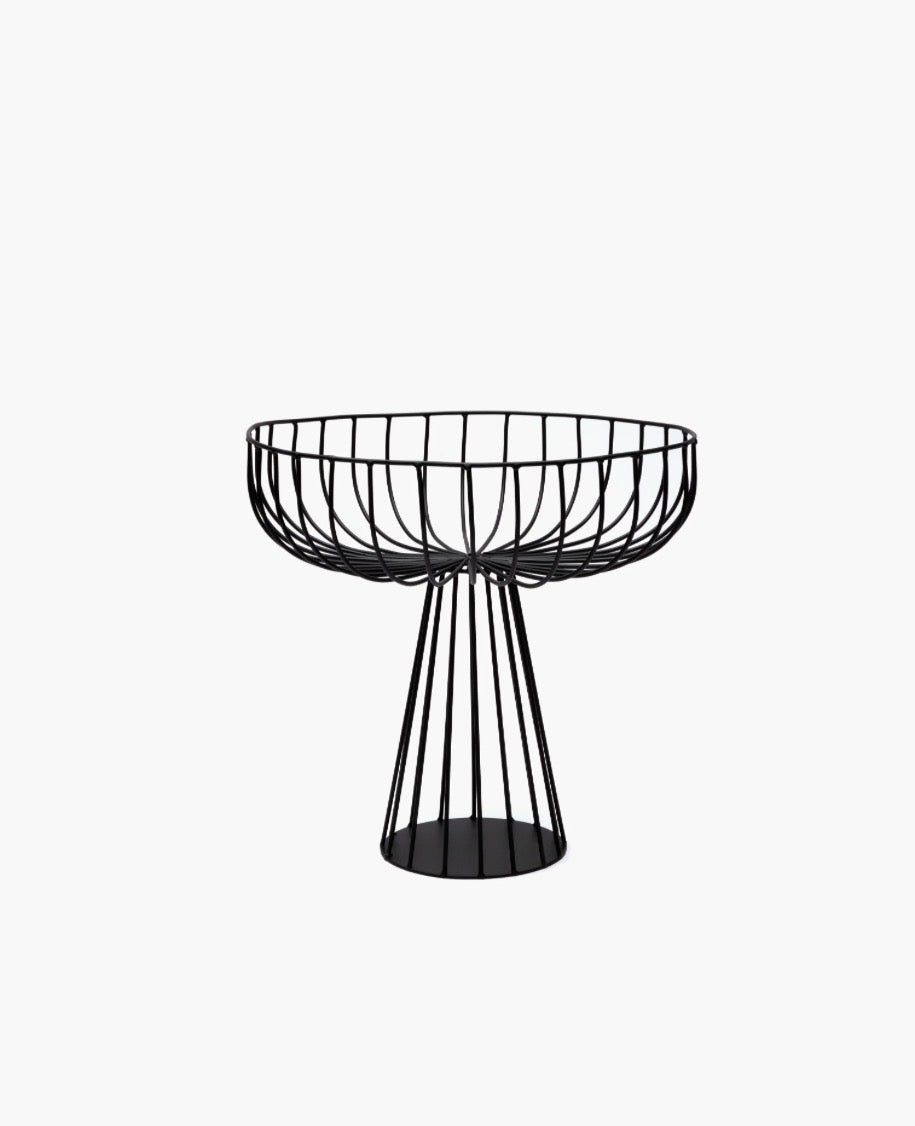 Iron Basket XL Black on foot