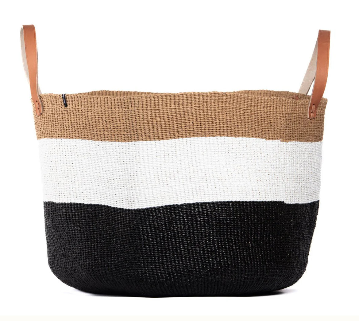 Floor basket striped duo XXL
