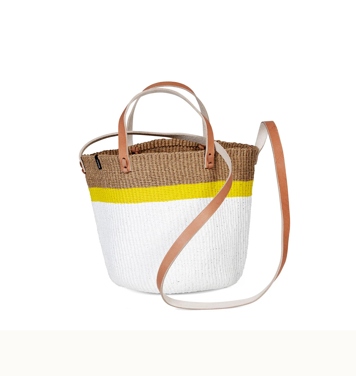 Shopper basket yellow stripe S
