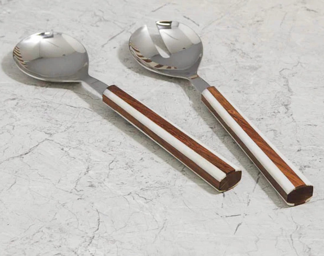 Inlay serving set