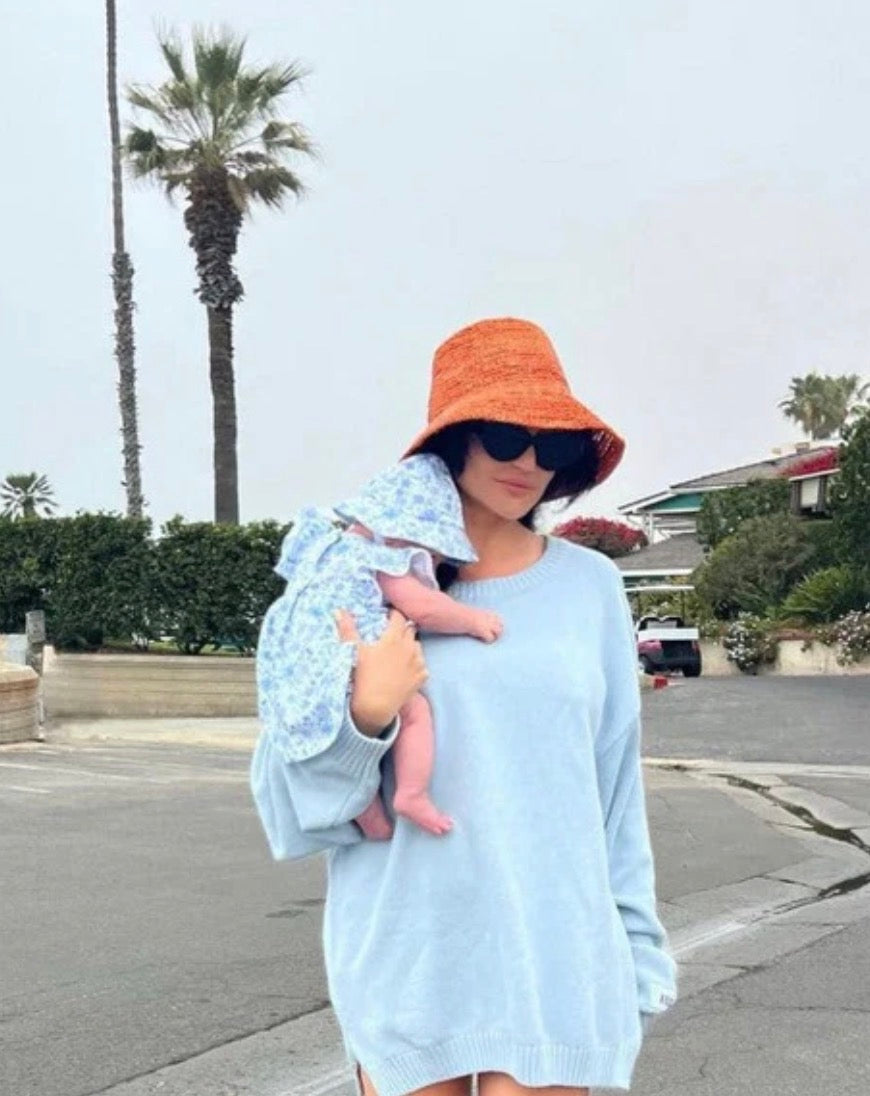 Tali raffia bucket rust