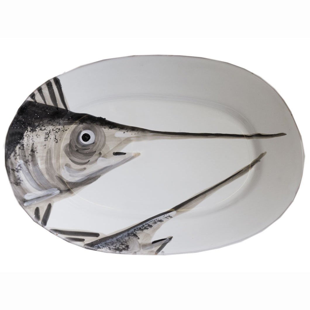 Line Marina Oval Tray | Swordfish Design