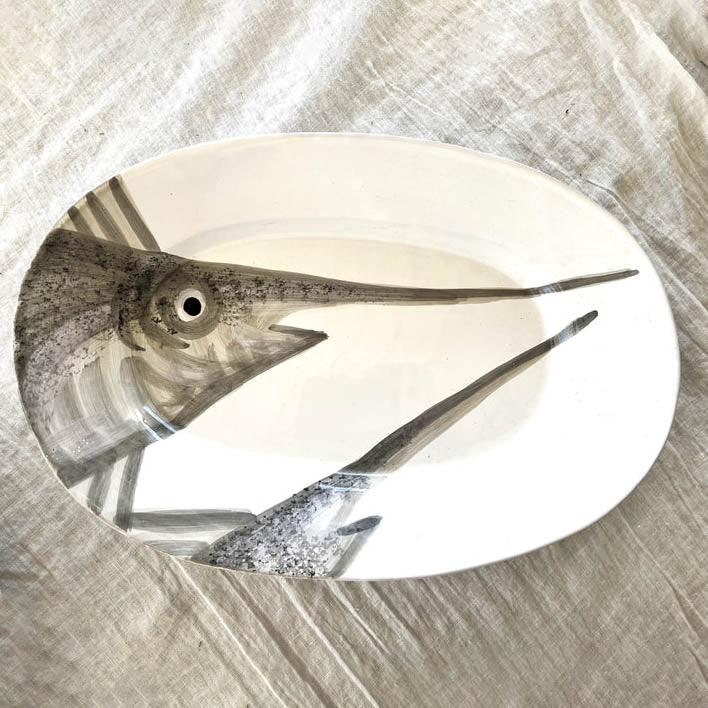 Line Marina Oval Tray | Swordfish Design