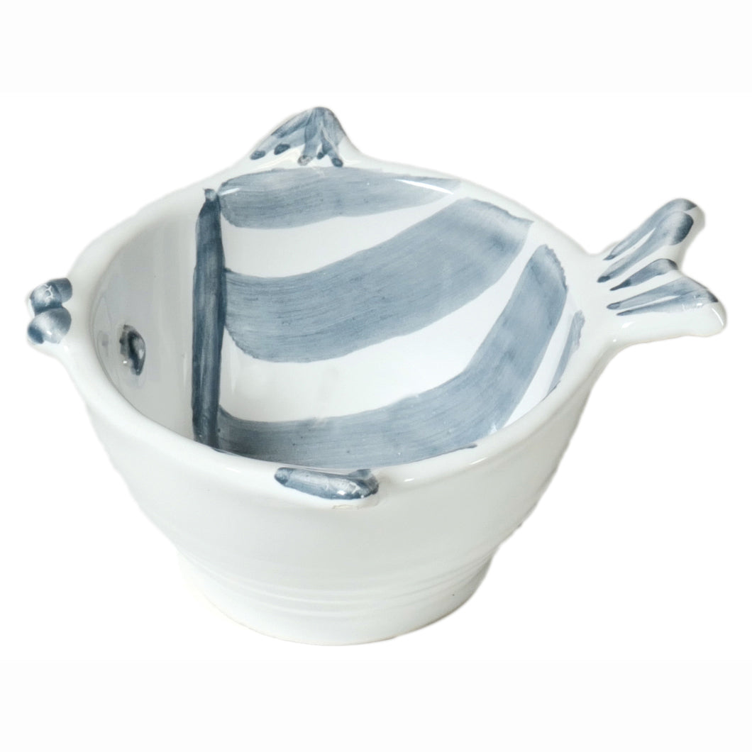 Line Marina Fish Condiment Bowl | Sriped