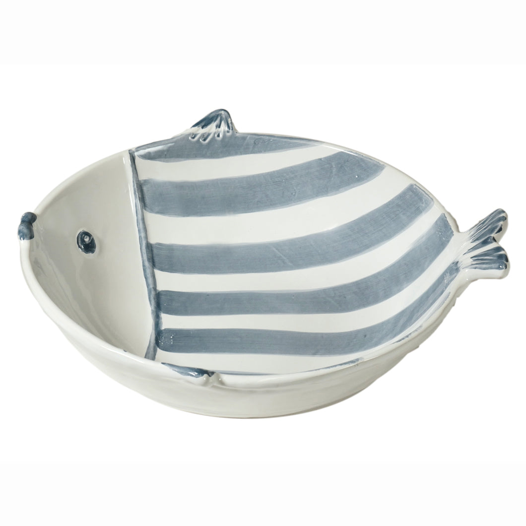 Line Marina Fish Salad Bowl | Striped