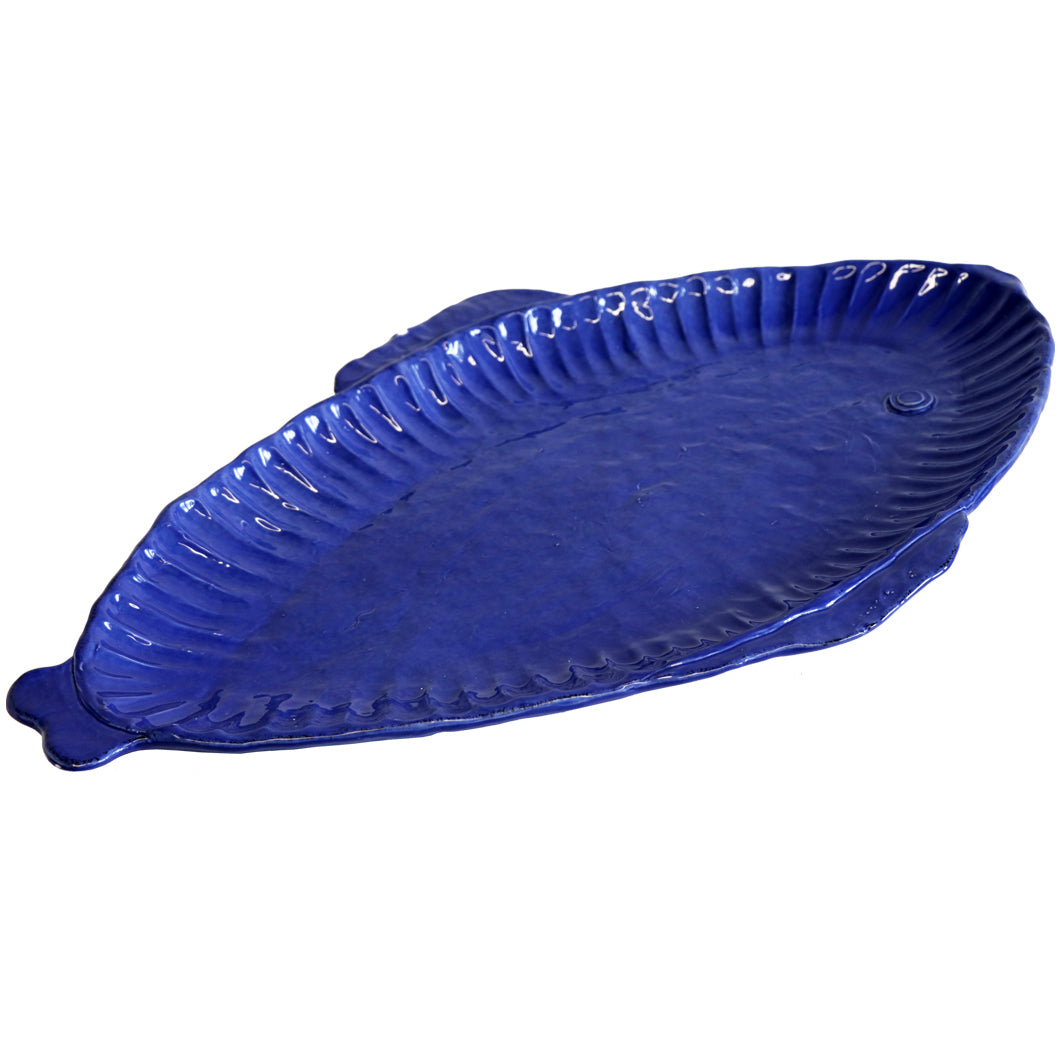 Line Pesce Pietra Lg Oval Platter