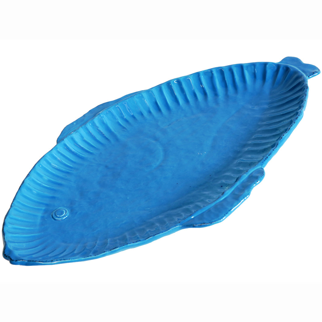 Line Pesce Pietra Lg Oval Platter