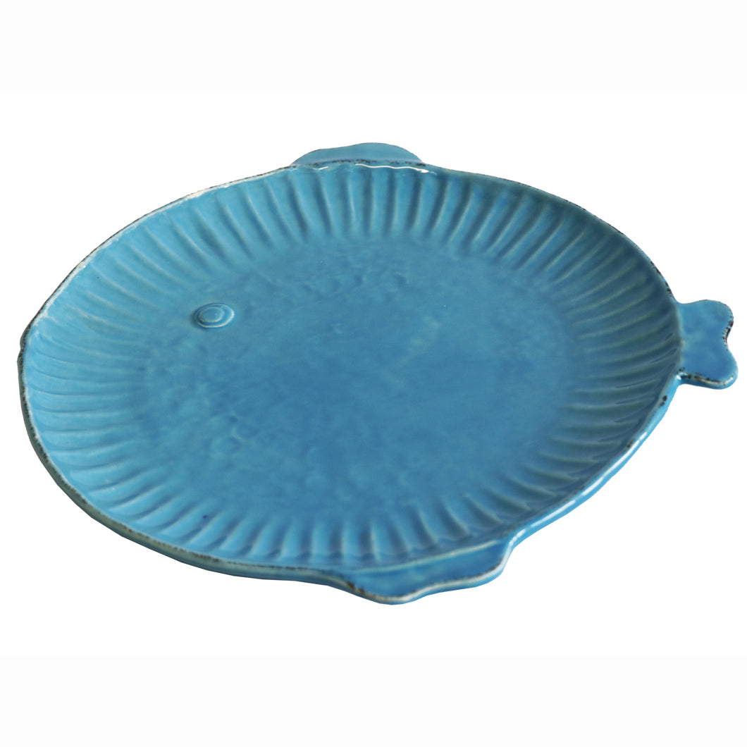 Line Pesce Pietra Round Platter