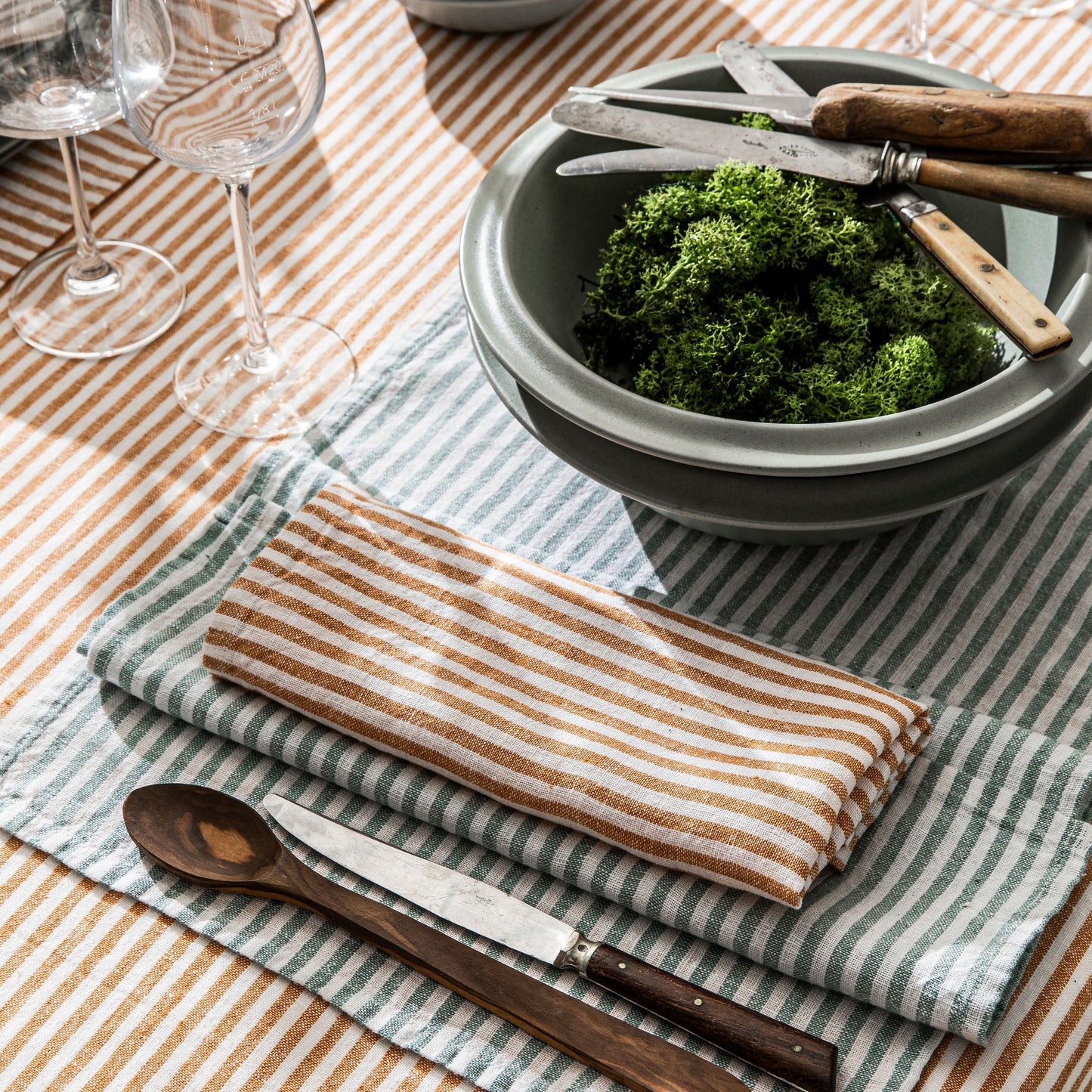 Linen Napkin/Placemat | Charcoal