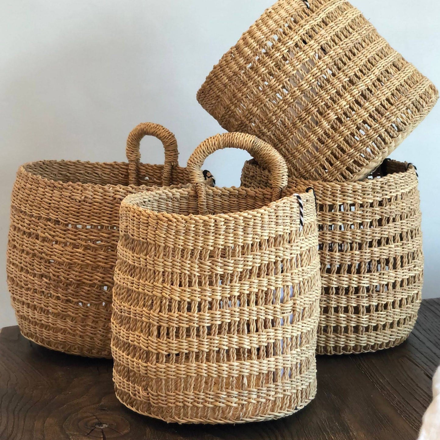 Hanging Basket | Natural With Loop XS