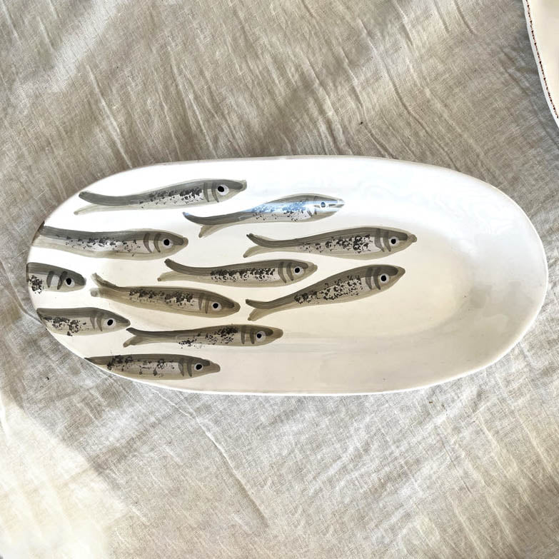 Oval Platter Sardines