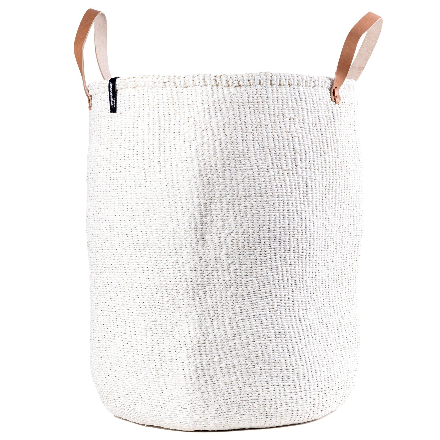 Floor Basket | White With Handles XL