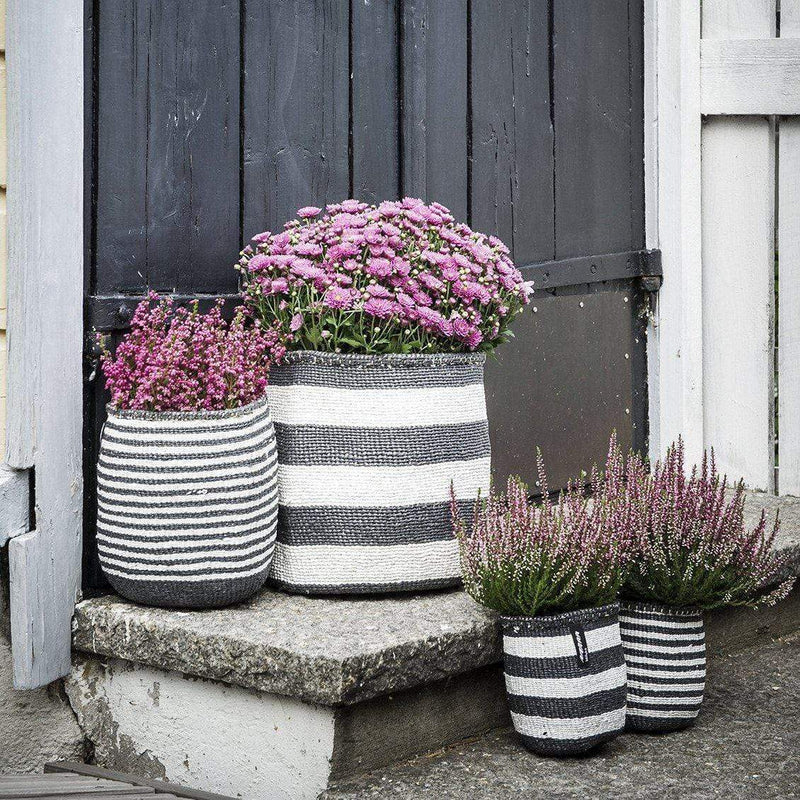 Basket | Grey stripes XS