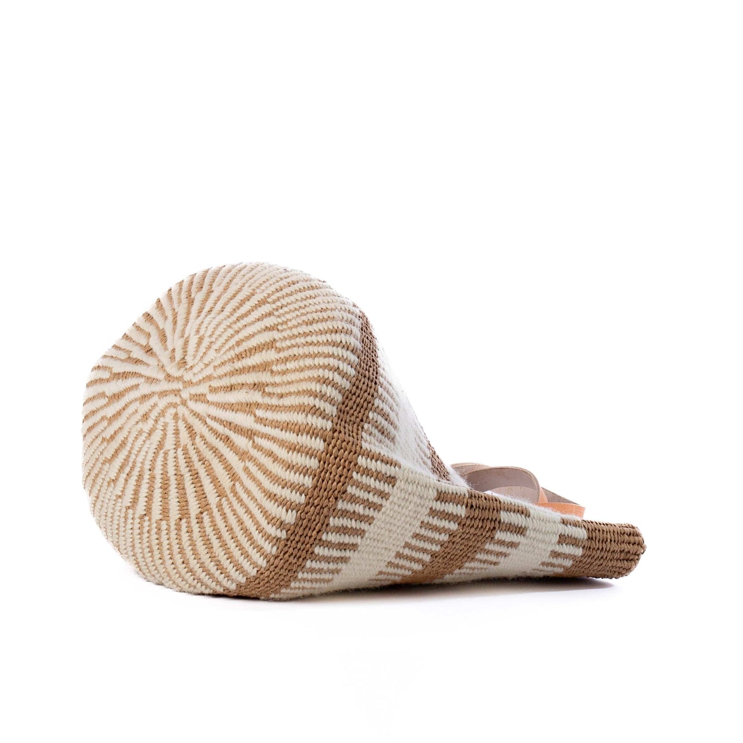 Market Basket | White Rib Weave M