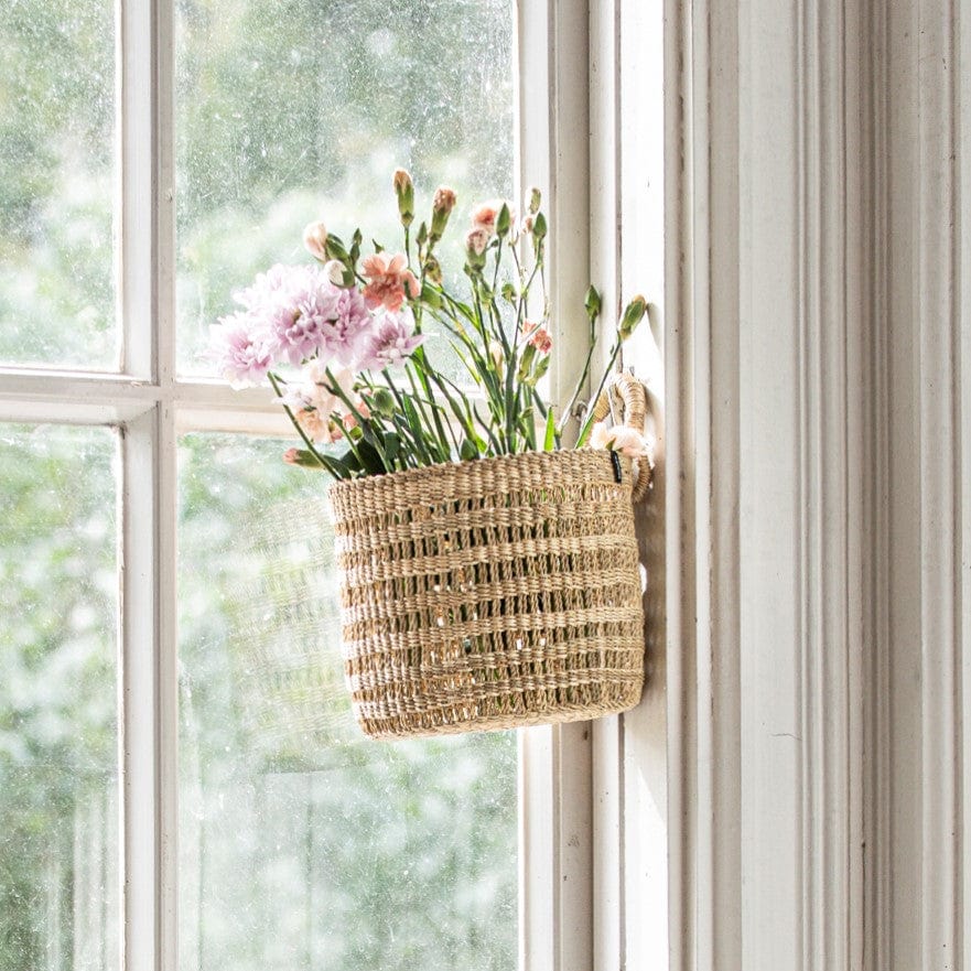 Hanging Basket | Natural With Loop XS