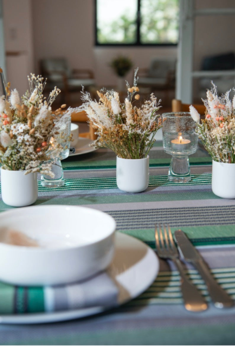 Pierre tablecloth green
