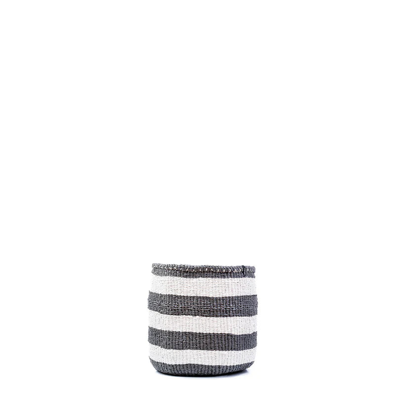 Basket | Grey stripes XS