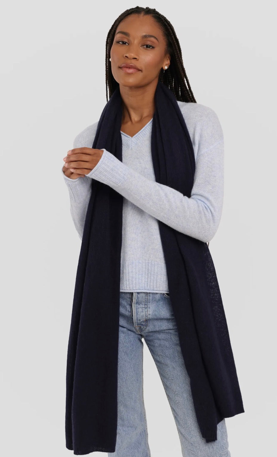 Cashmere Shawl Indigo