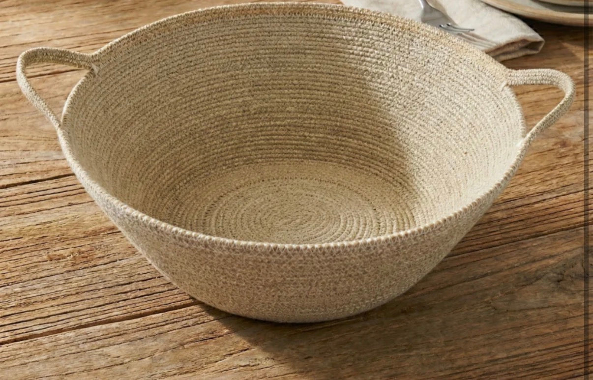 Hydra woven oversize bowl
