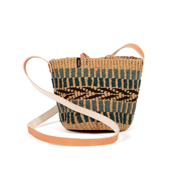 Shopper Basket /Green and Natural XS