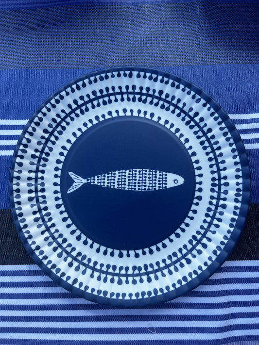 salad plate in melamine