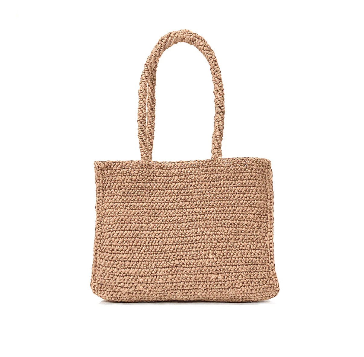 Square crocheted bag