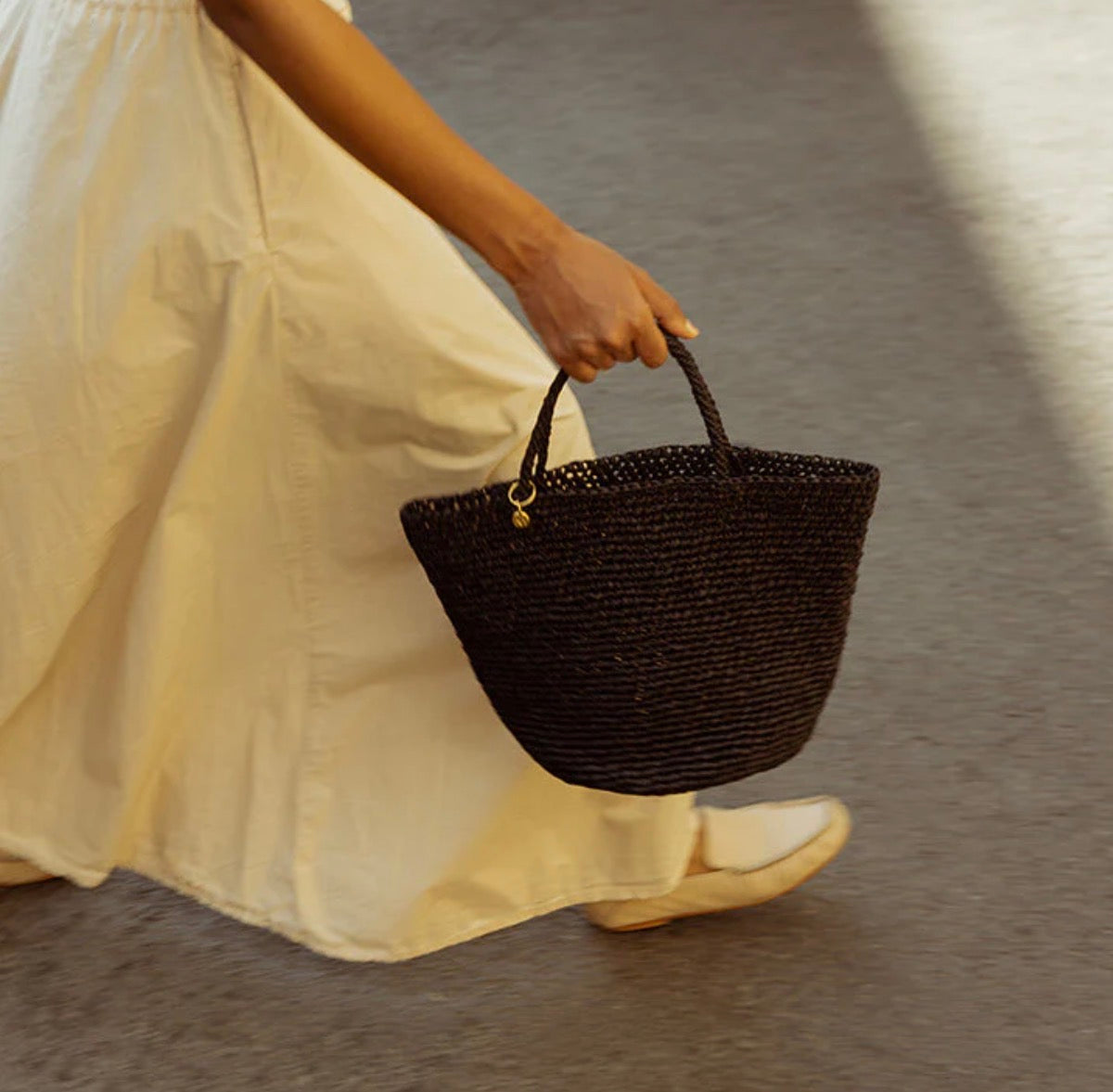 Crocheted black bag S