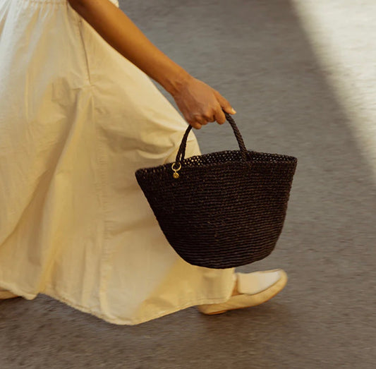 Crocheted black bag S