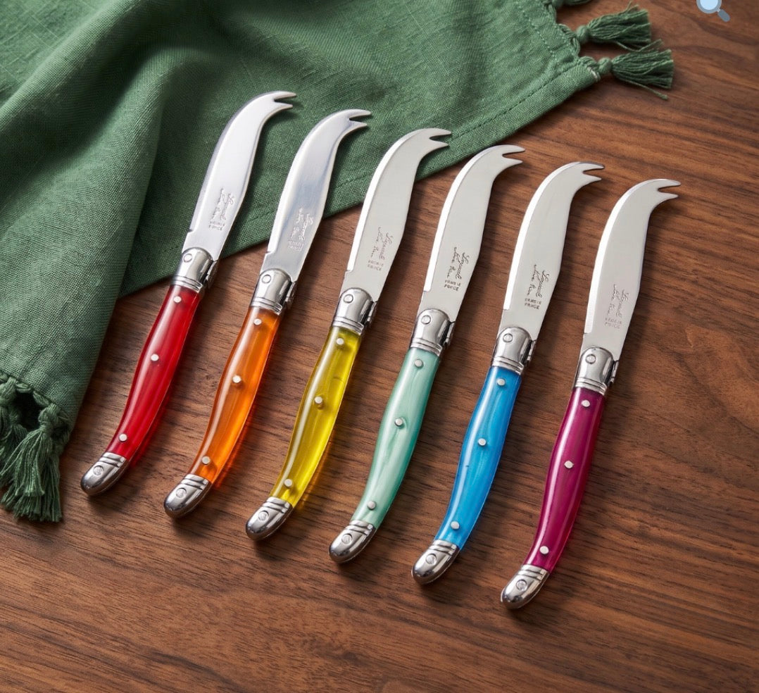 Laguiole mini tipped cheese knife