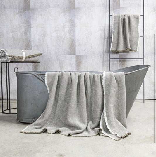 Set of Honeycomb towels natural