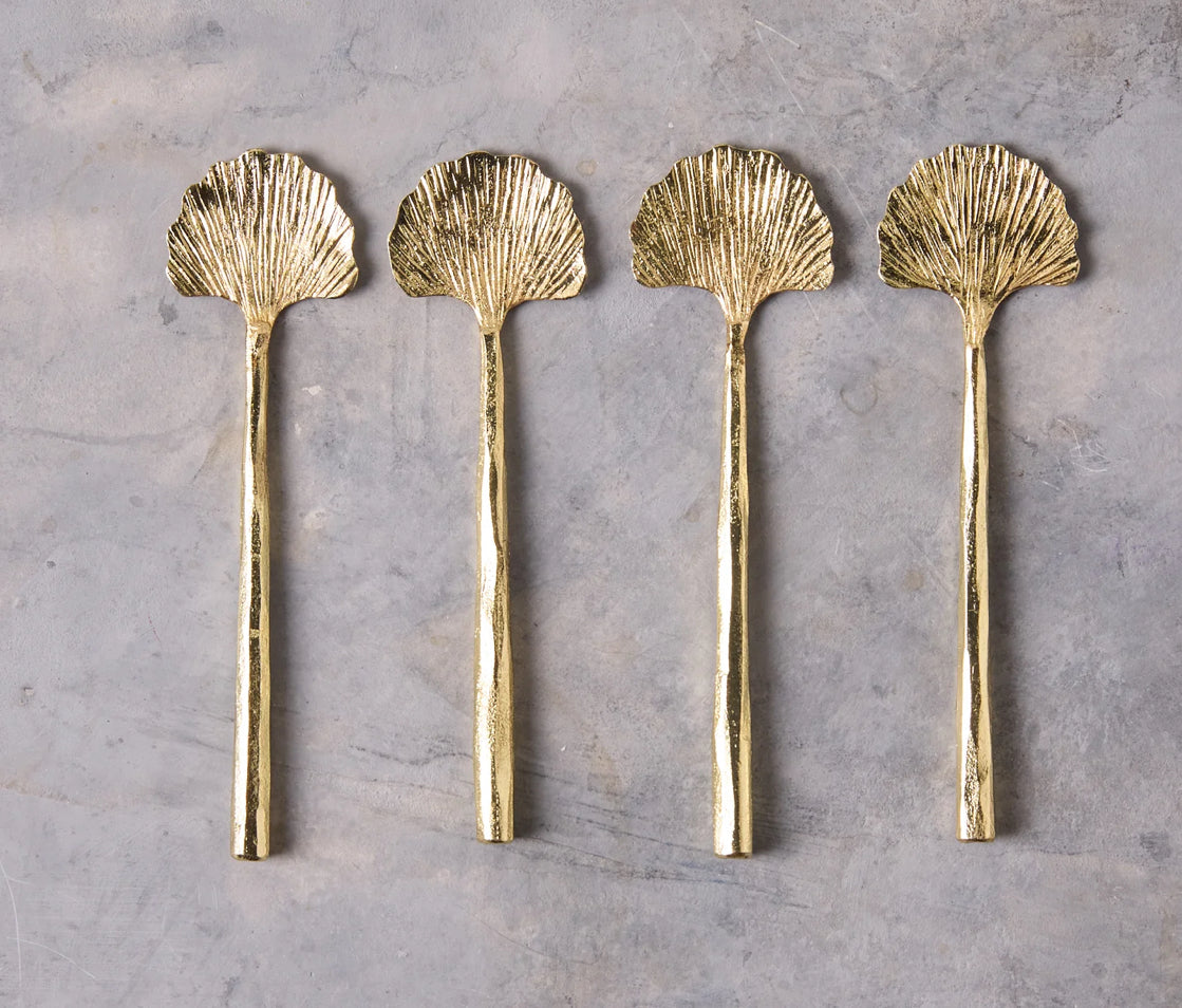 Ginko mini spoons, set of 4