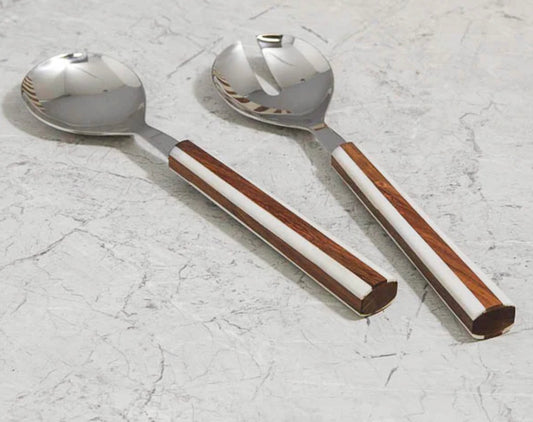 Inlay serving set
