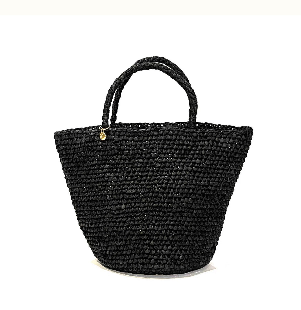 Crocheted black bag S