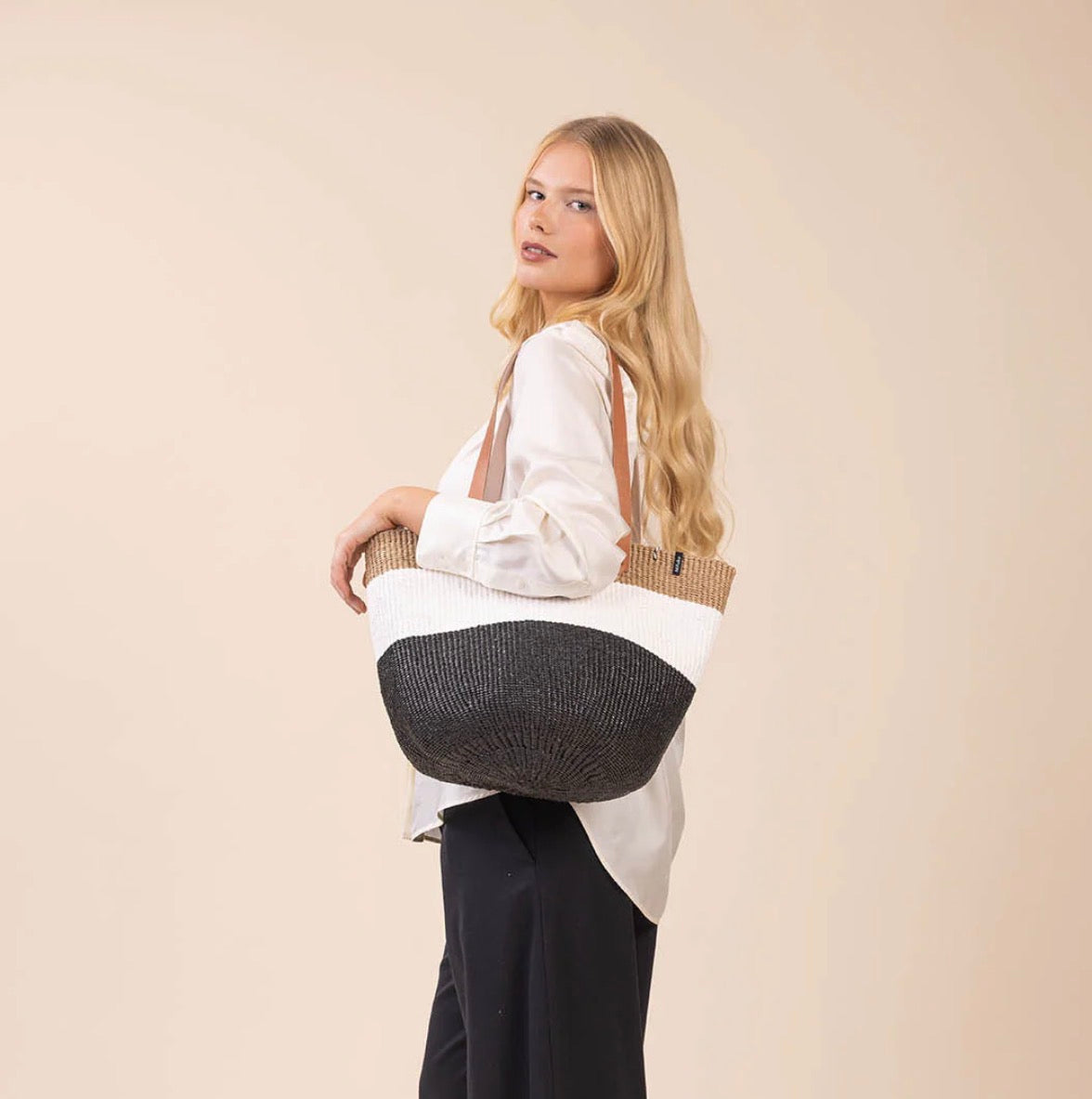 Shopper basket duo black