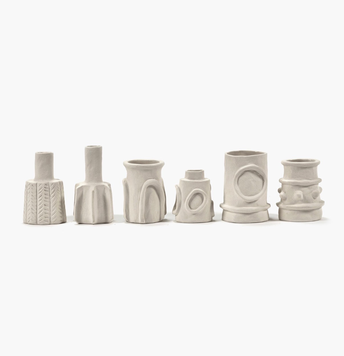 Vase Beige Molly 6 pcs
