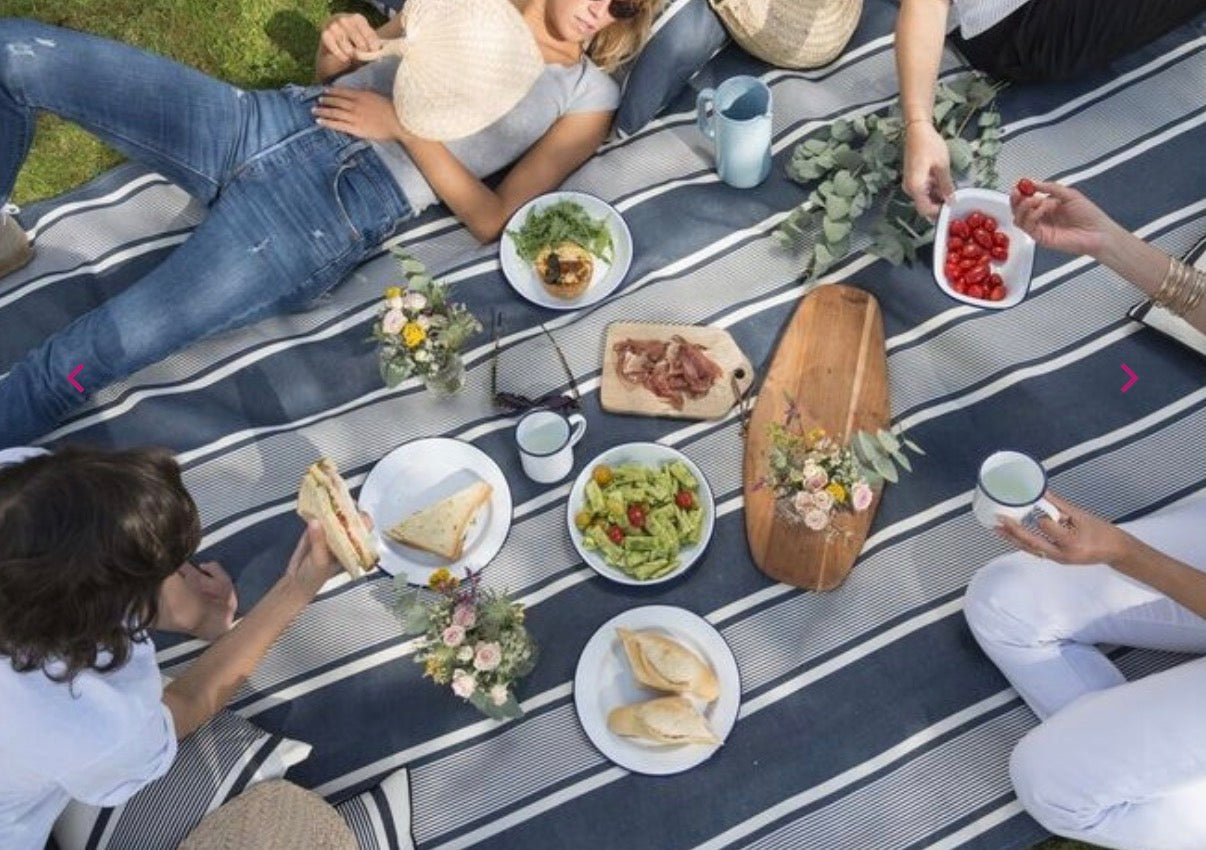 Yvonne denim tablecloth