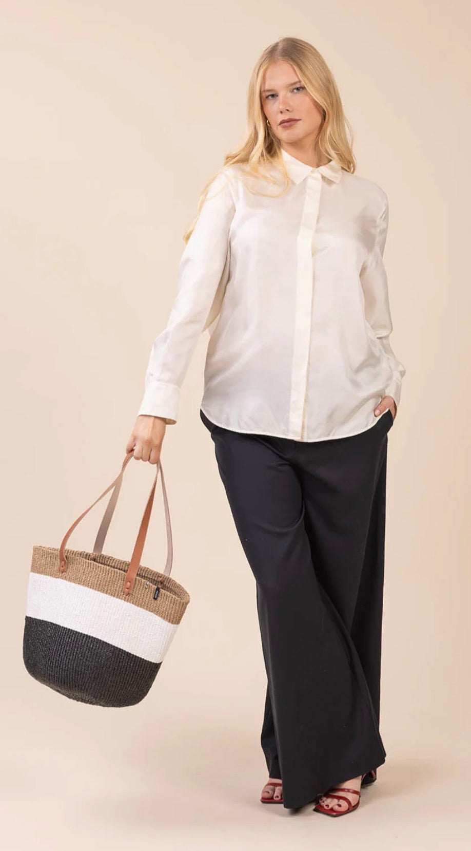 Shopper basket duo black