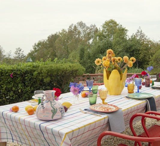 Coated French tablecloth Pop