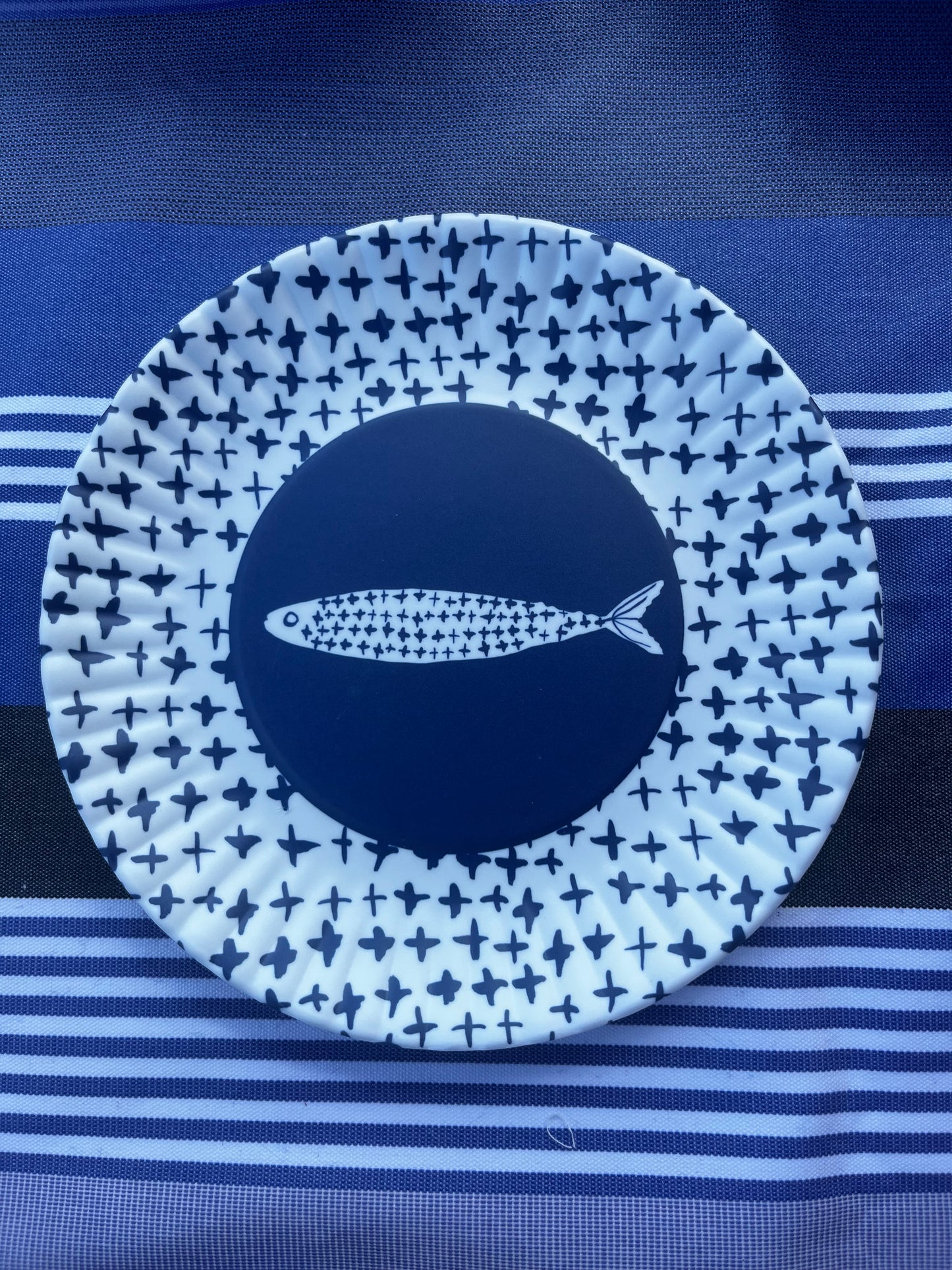 salad plate in melamine