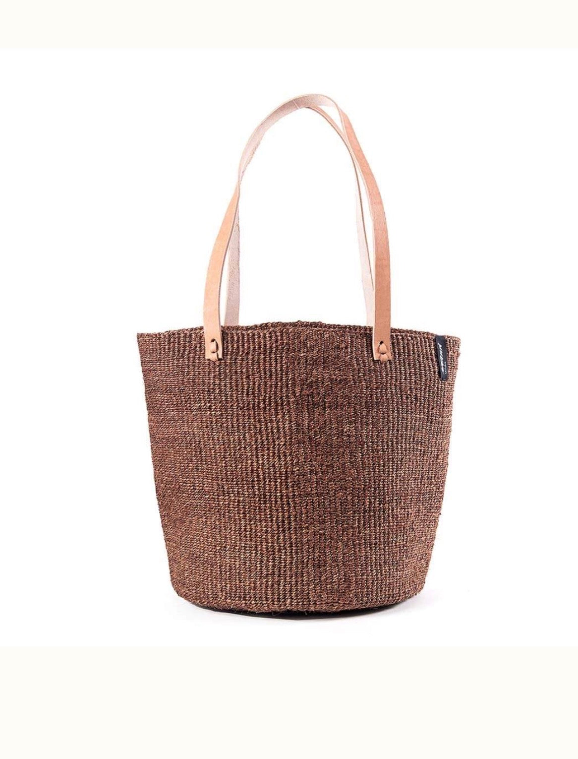 Shopper basket dark brown