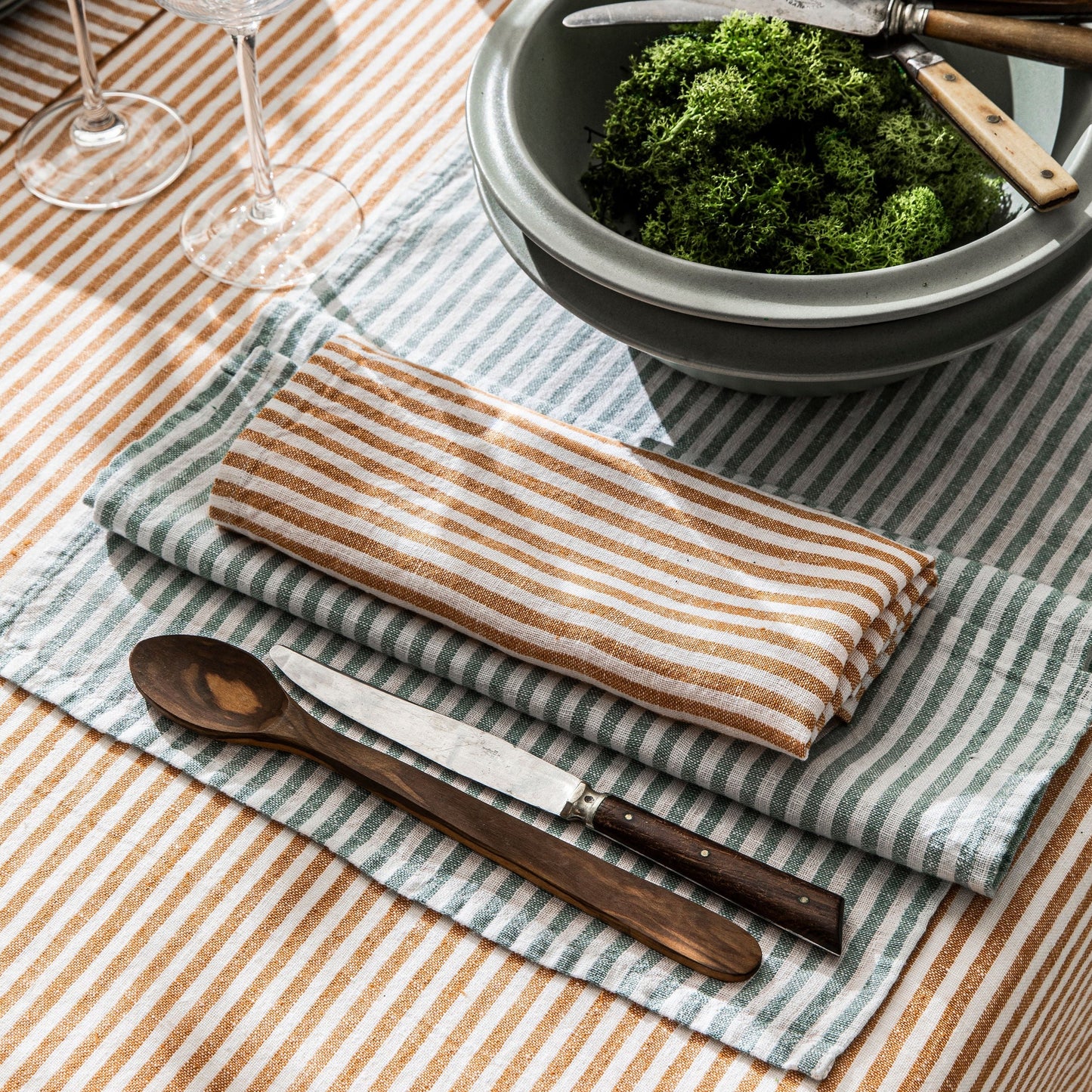 Linen Tablecloth | Charcoal