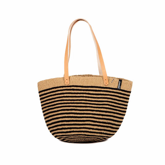 Shopper Basket | Black Stripes