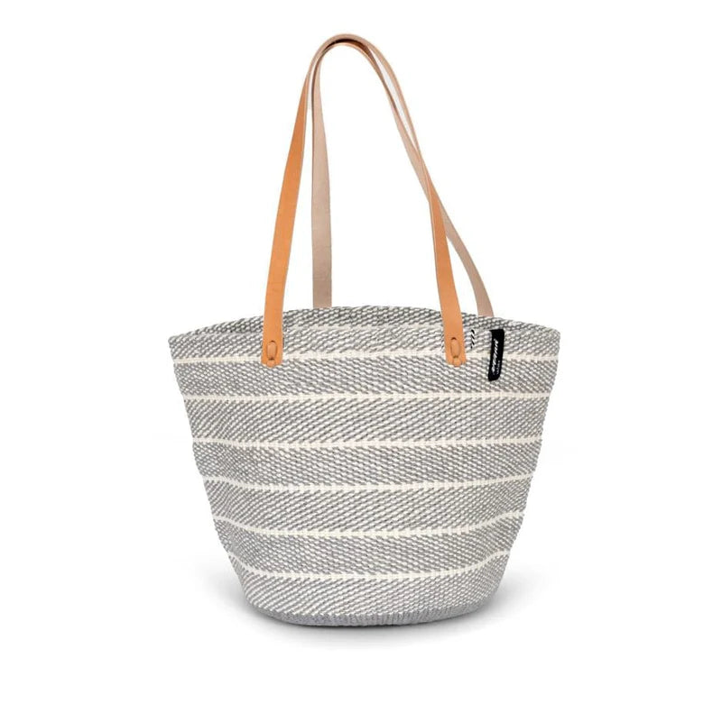 Shopper basket Light grey weave