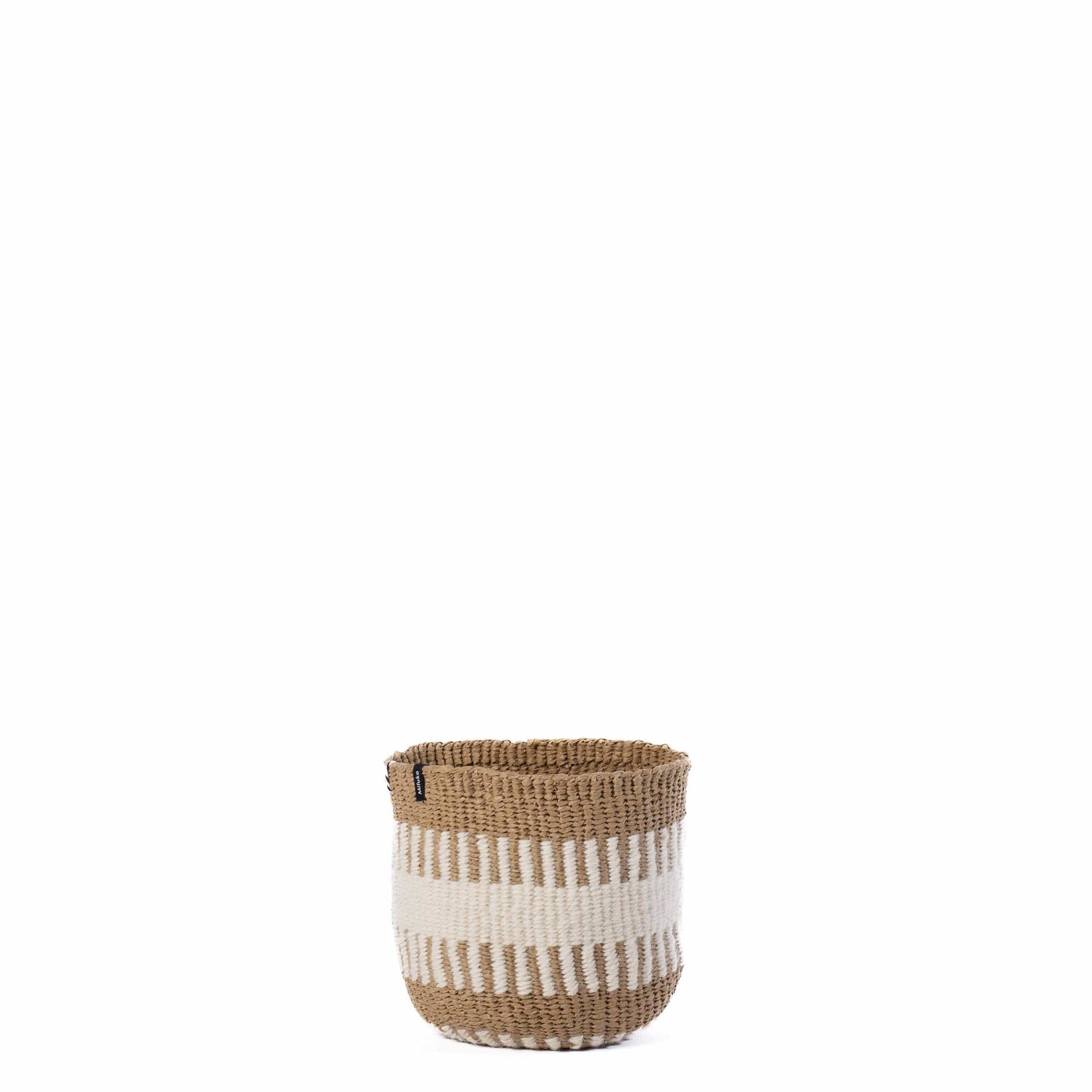 Basket | White Rib Weave XS